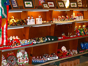 Visit the Red Barn Gift Shop at Pleasant Ridge Farm & Memory Lane Tree Farm in Ranoul, Kansas.
